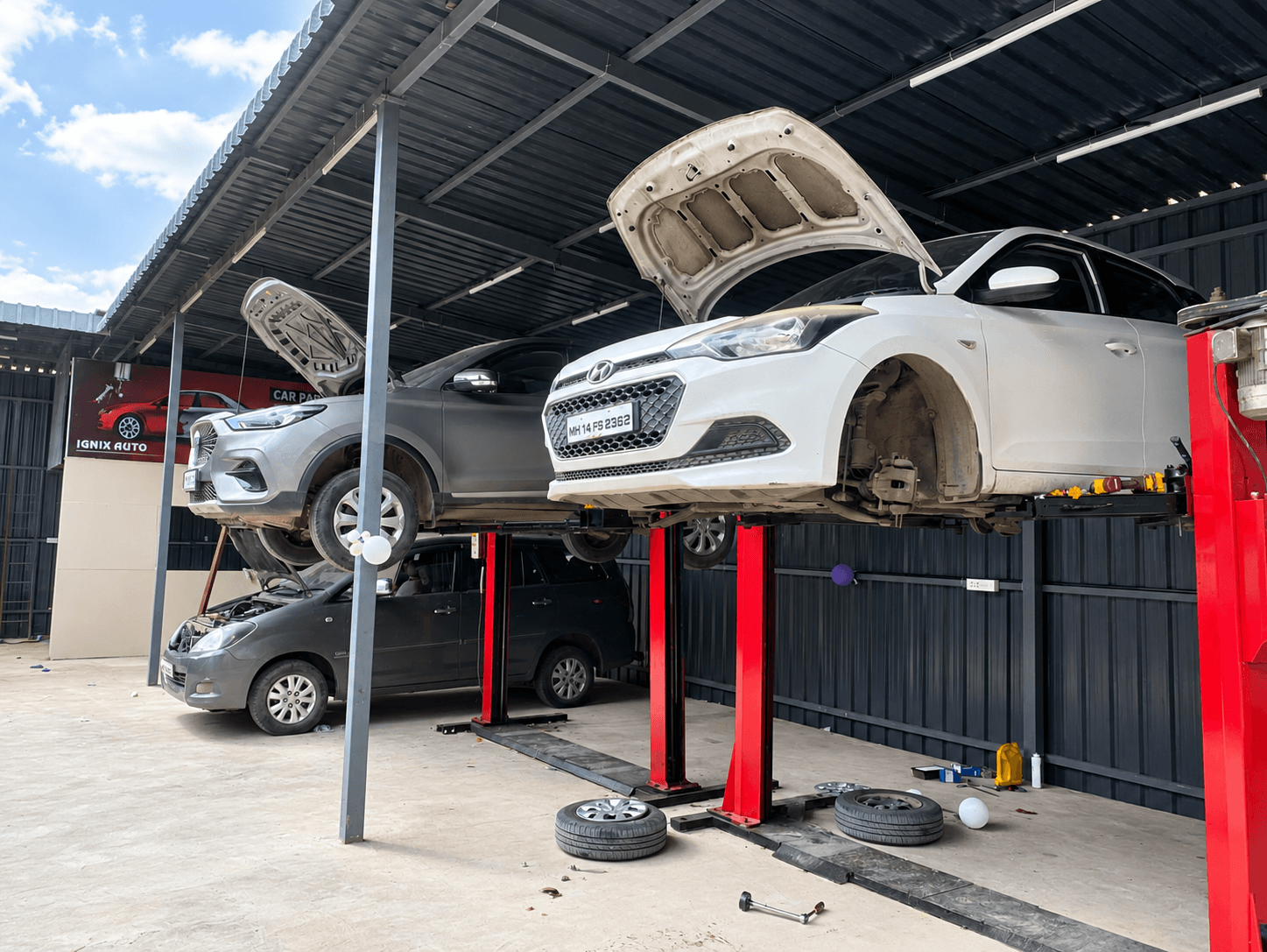 Facility Workshop Bays & Reception Yard
