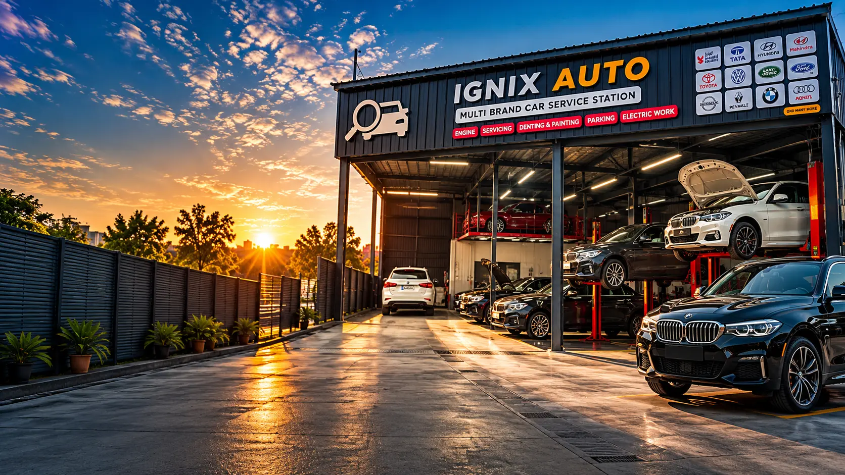 IGNIX AUTO Multi-Brand Car Service Station Workshop
