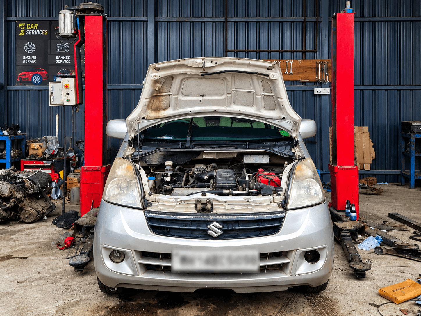 Hydraulic Multi-Lift Service Bay